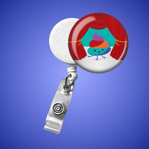 Funny Nurse Badge Reel: Shitshow Design - Retractable ID Holder