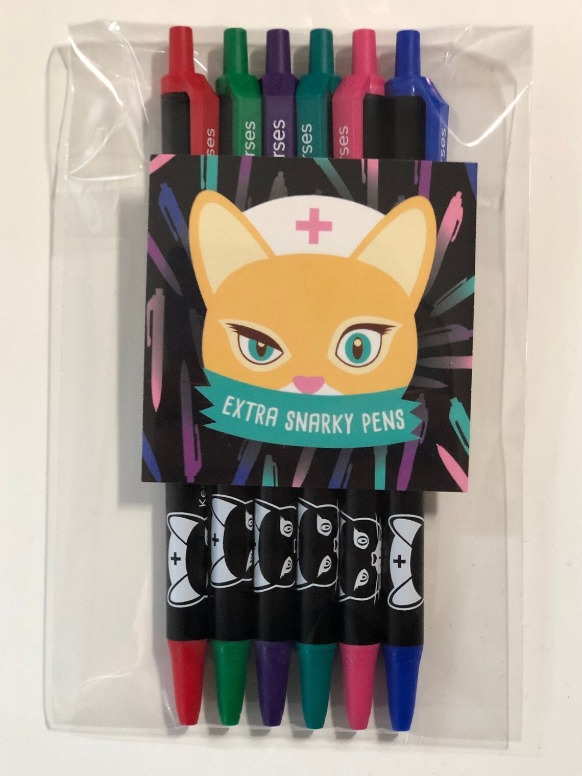 Extra Snarky Pens Black Ink Pens for Nurses CNAs Nurse Etsy