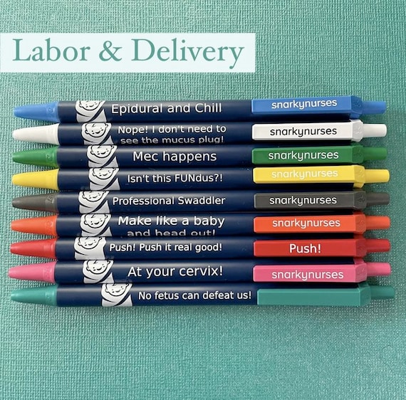 Snarky Pens: Emergency - Set of 9 Pens