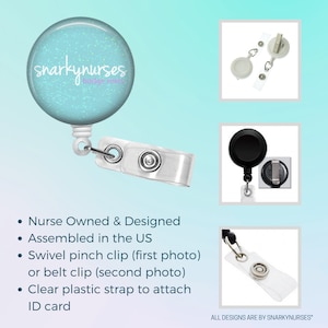 Chaos Coordinator Badge Reel - Assistant Principal Gift, Boss Leader Retractable ID Holder - View #3