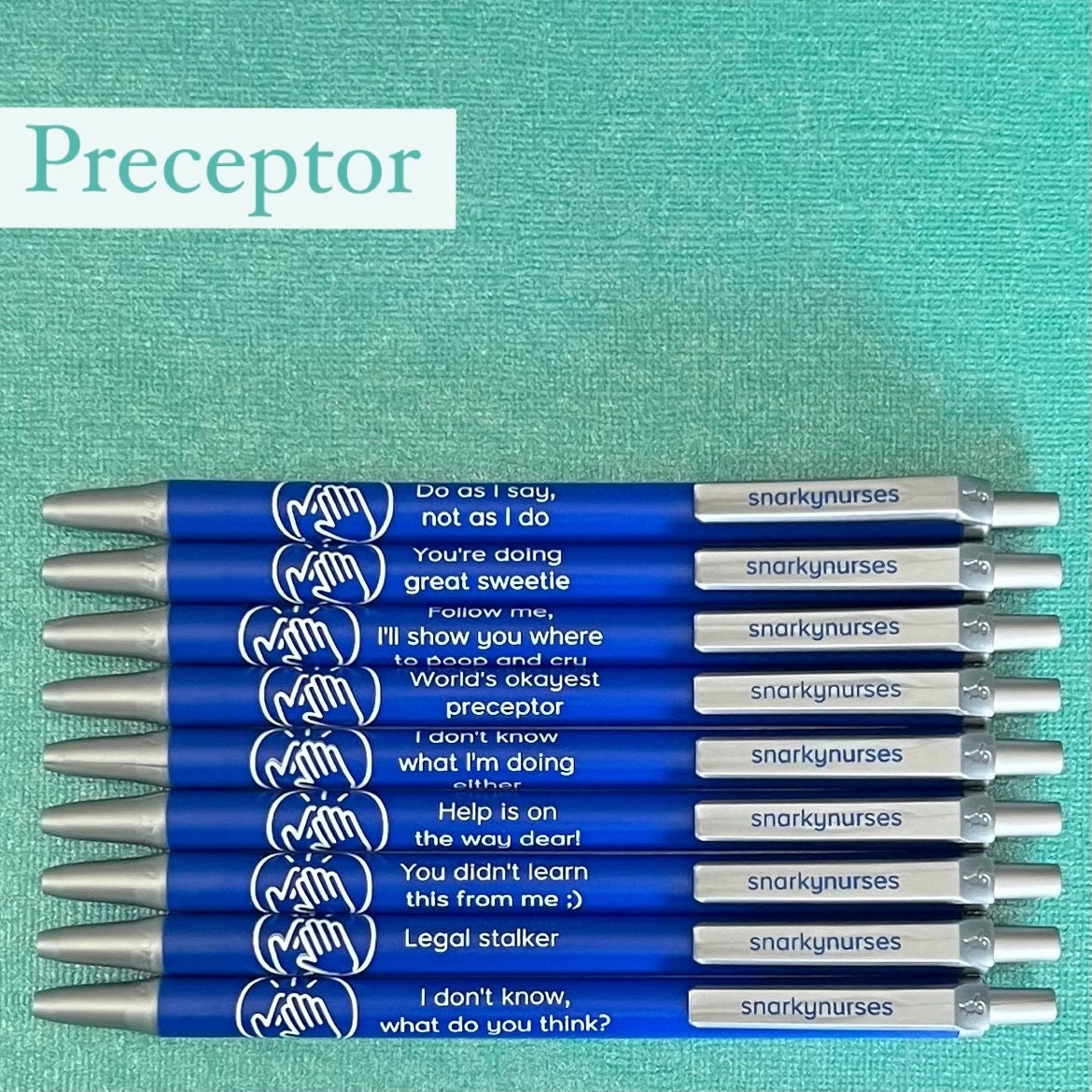 Snarky Pens Black Ink Pens for Nurses, Cnas, Nurse Practitioners Funny Pens  for Nurses Nurse Pens Nurse Gifts 