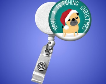 Retractable Badge Reel: Funny Nurse Design - Alligator and Belt Clip