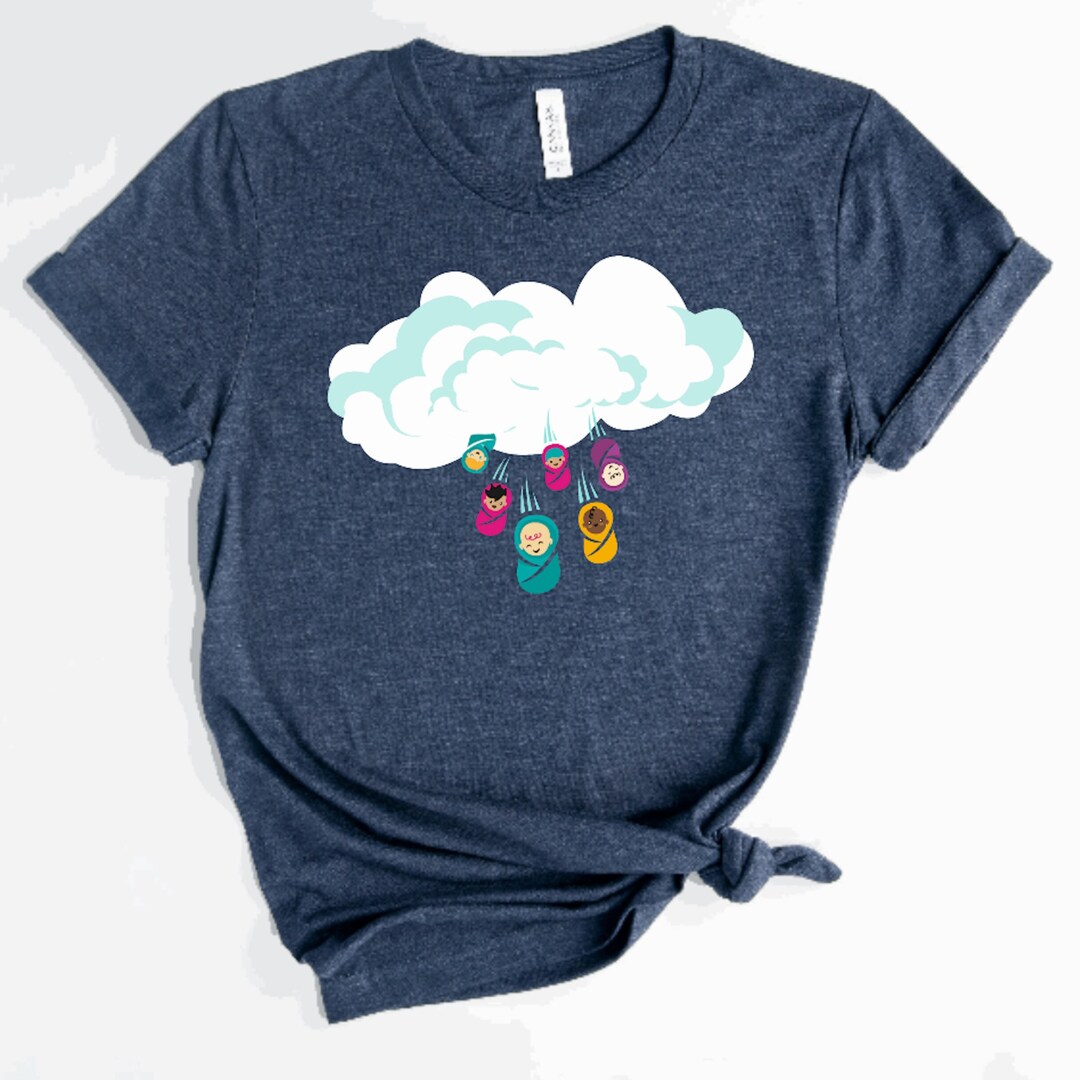 Nurse Tee: Raining Babies OB Design (humor Shirt for Nurses) - Etsy