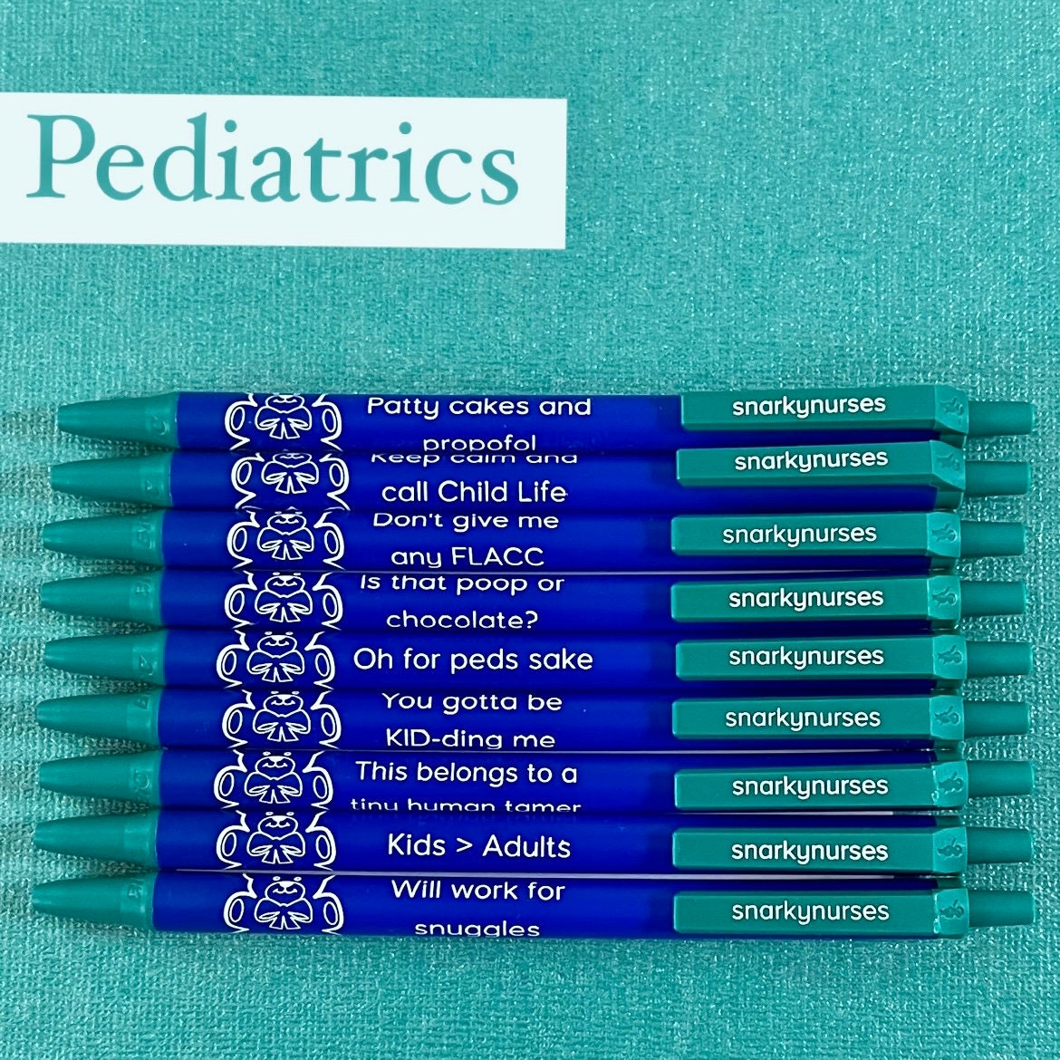 Pediatric Snarky Pens Black Ink Pens for Nurses Nurse -  Denmark