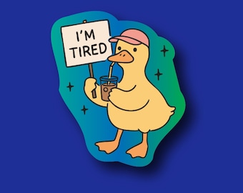Funny Nurse Badge Reel Topper - Acrylic Duck, Interchangeable Design