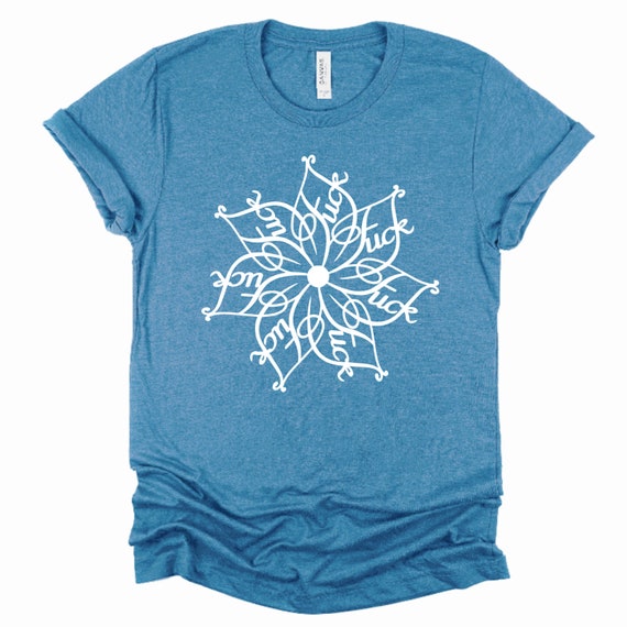 Nurse Shirt: Funny Fuckflower Design (Unisex Soft Tee)