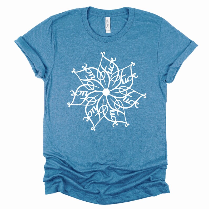 Camiseta de enfermera: Diseño divertido de Fuckflower (Camiseta unisex suave) imagen 1