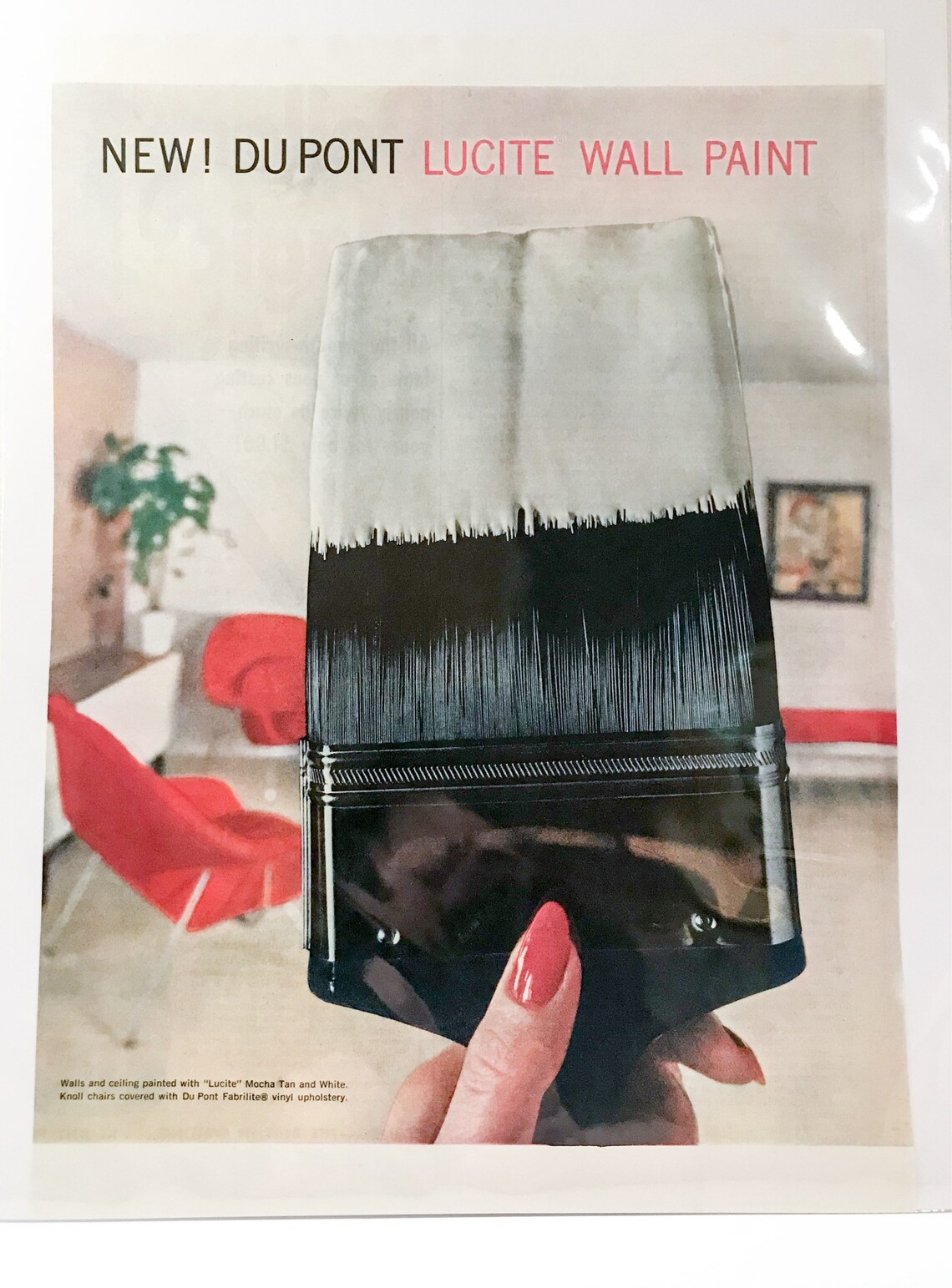 Lucite Paint Vintage Advertisement Etsy Israel