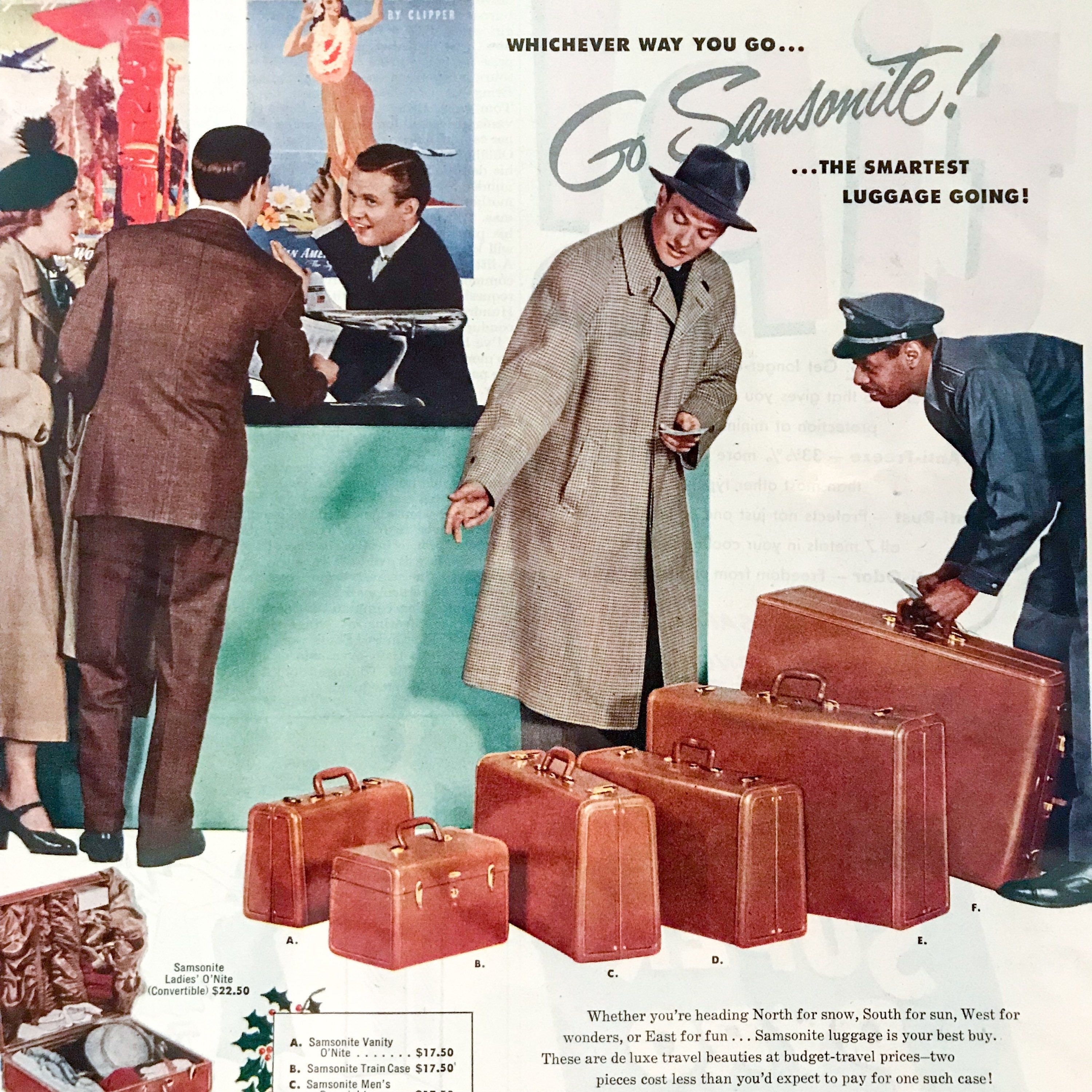 Samsonite luggage commercial sales