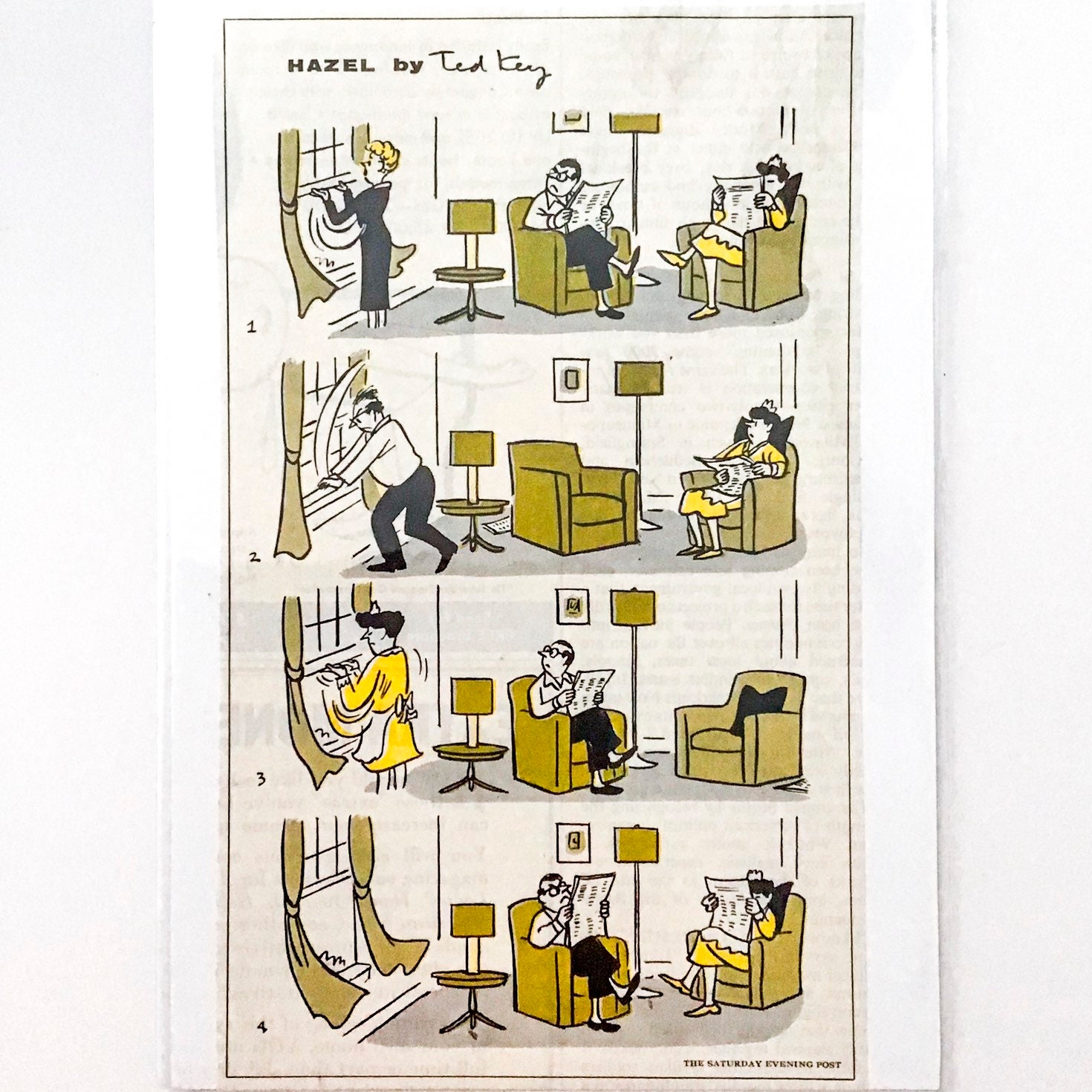 Ted Key Hazel Cartoons by Ted Key - 1960s - Etsy