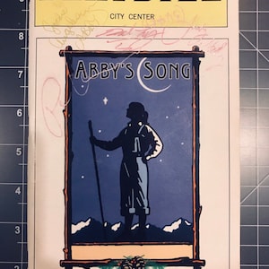 Abby&#39;s Song - City Center Playbill - Signed by Cast