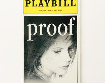 Proof Playbill - 2000