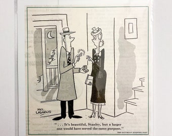 Vintage Saturday Evening Post Cartoon - circa 1960