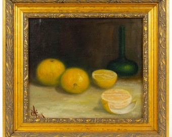 S. W. Cook - Still Life of Lemons - 1917