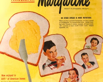 Margarine - Vintage Advertisement