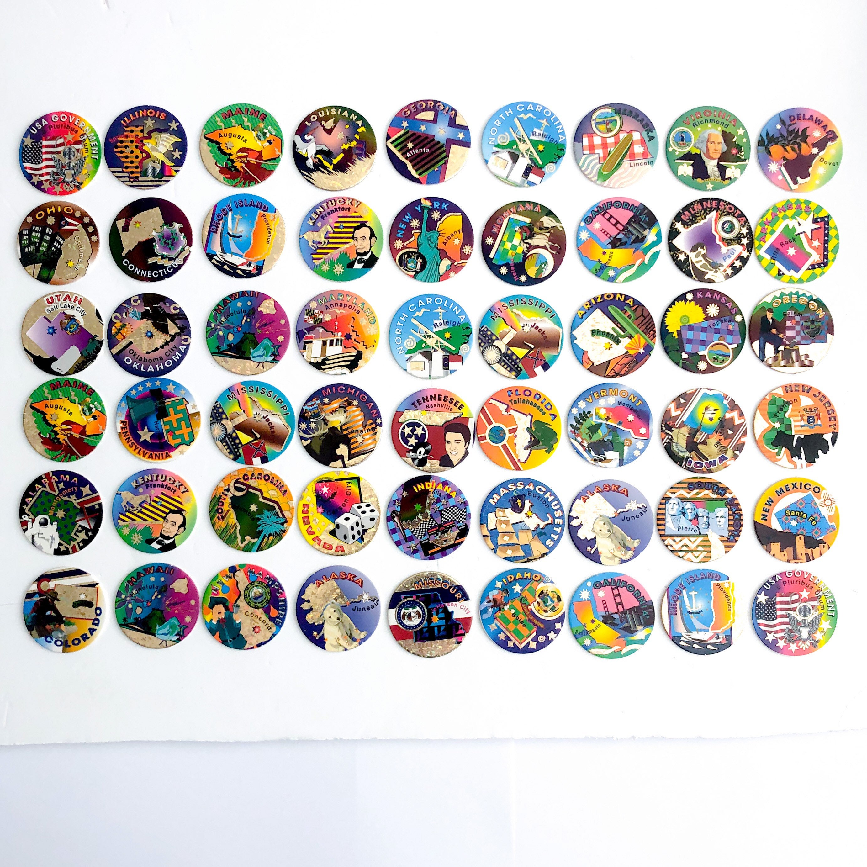 1990s United States Pog Set - Etsy