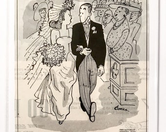 Vintage Saturday Evening Post Cartoon - circa 1960