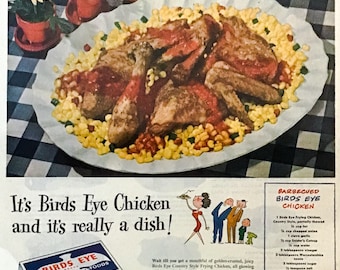 1947 Birds Eye Chicken - Vintage Advertisement