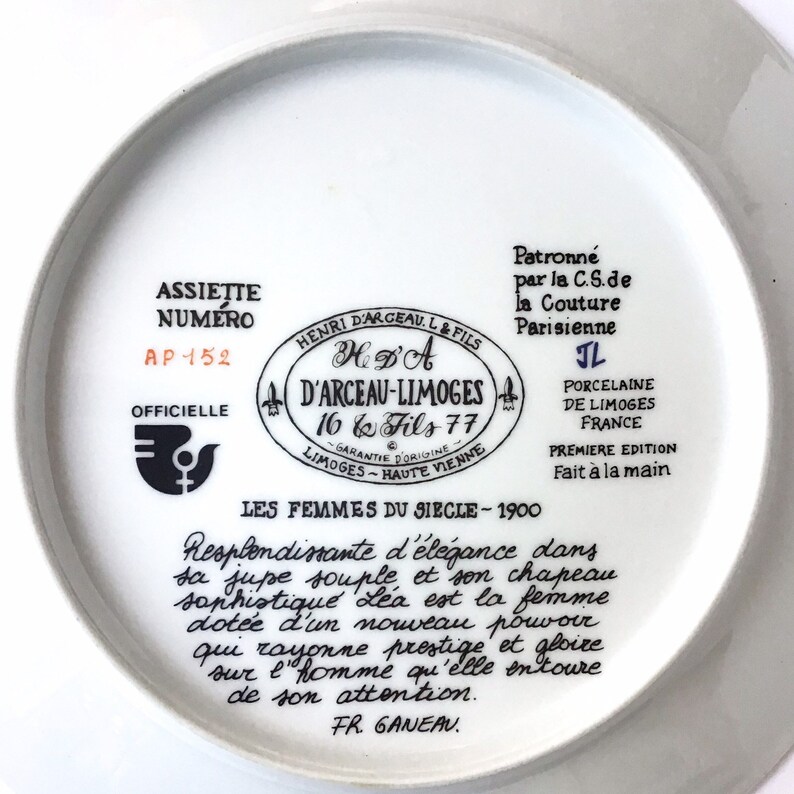 Limoges Women of the Century 1979 Lea
