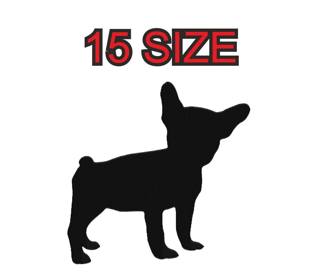 Embroidery Design French Bulldog France Dog Multiple Size Etsy