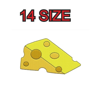 Op de afbeelding: Een gele kaaswig met gaten, maat 14.