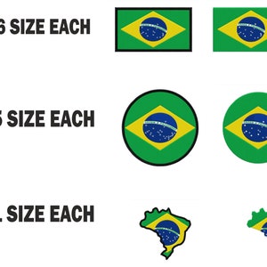 複数のサイズの刺繍機旗バナーブラジルブラジル国デザインインスタントダウンロードファイルパターン pes dst マップラウンドラウンデル