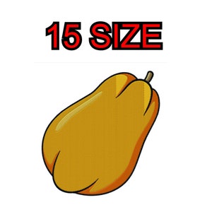 Peut inclure: Un fruit de papaye jaune avec une tige brune. 15 TAILLE.