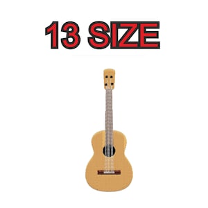 Multiple size embroidery design guitar rock music instant download files patterns digital machine stitch  mini maxi little pes dst…