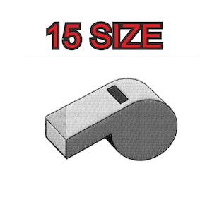 Peut inclure: Un sifflet gris avec un embout buccal noir. 15 TAILLE.