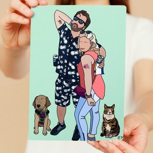 CUSTOM Digital Portrait (Solid Background)