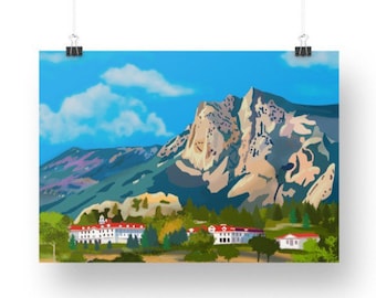 Estes Park Digital Painting