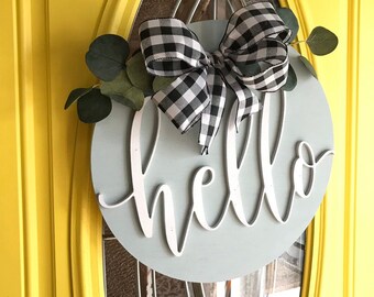 Front Door Hanger Etsy