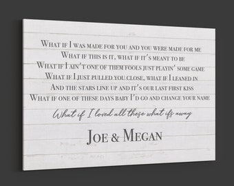 Song Lyric Wood Sign Etsy