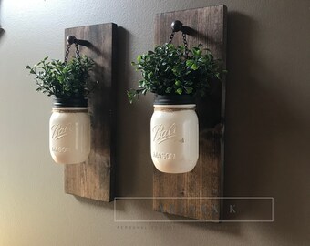 Mason Jar Sconces Etsy