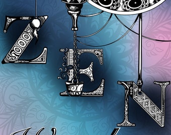 Zen Wonders - Zentangle Coloring Book