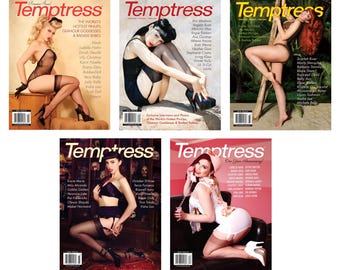 Revista Temptress / Colección completa / ¡5 números!