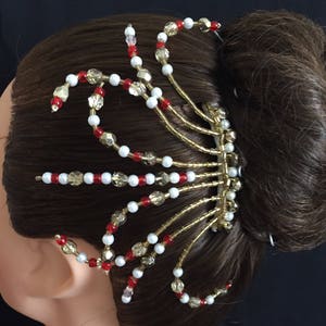 A headpiece for classical ballets, contemporary repertoire, flamenco dances. Don-Quixote,Laurencia,Sleeping Beauty and more..MADE TO ORDER
