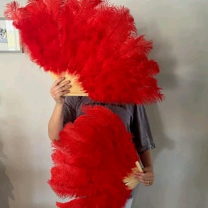 Burlesque fans,Dance Feather Fans,,ostrich feather fans,SIZE:32inchX18inch ,wedding bridal feather hand fans for bridesmaids