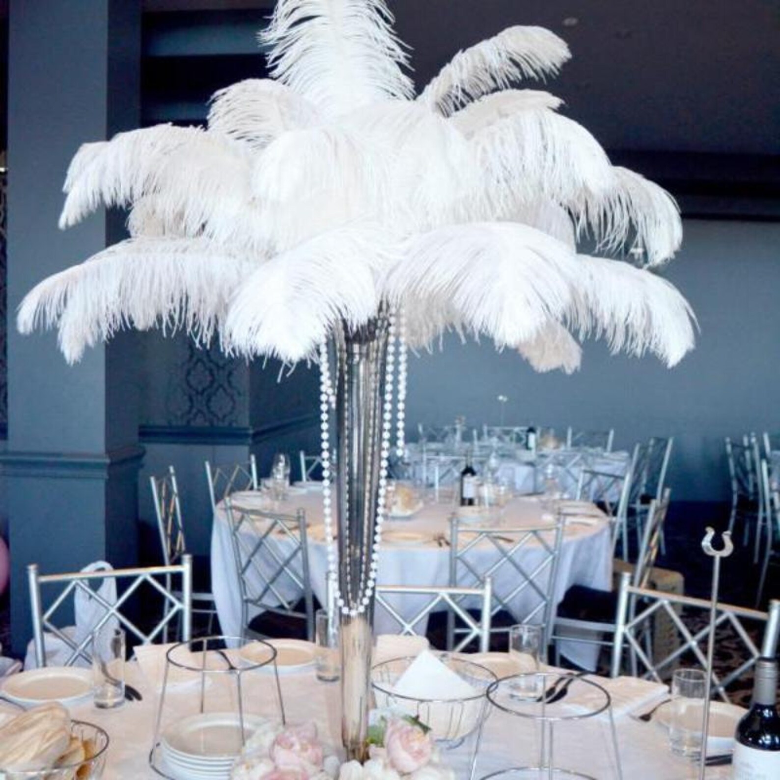 100pieces 68inch Ostrich Feathers for Wedding Etsy
