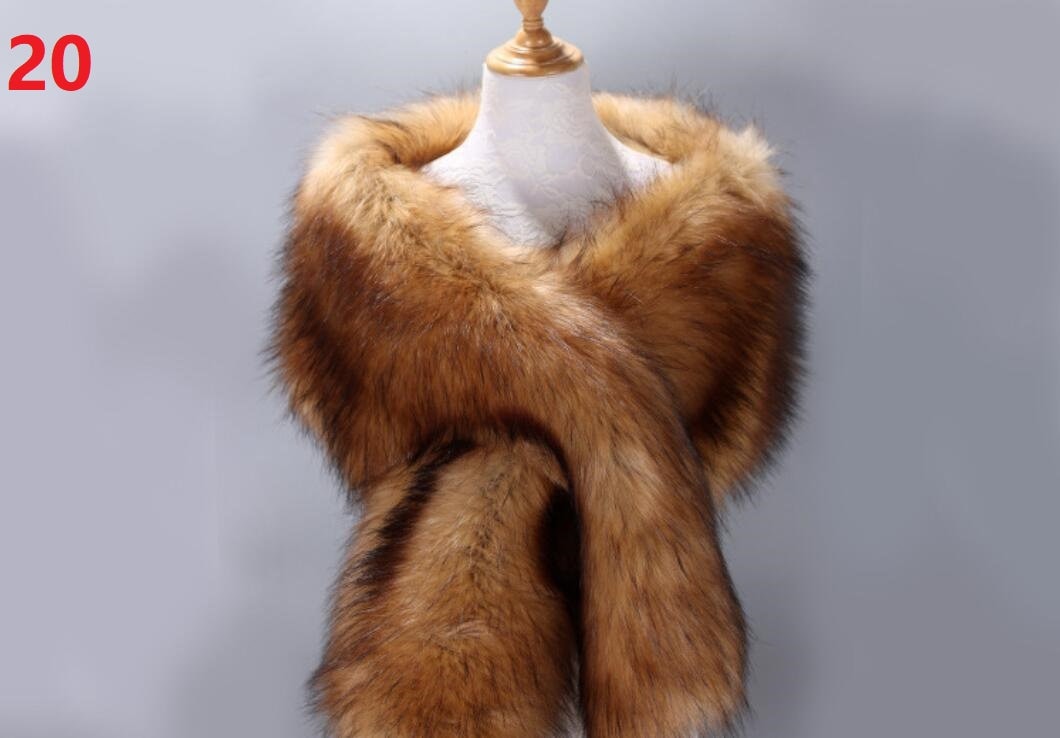 shawl wrap with fur