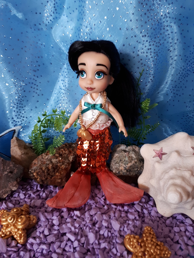 Melody the little mermaid 2 Ooak disney mini doll with repaint | Etsy