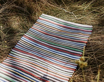 Floor rug | Handmade woven rug | Home decor | Kitchen decor