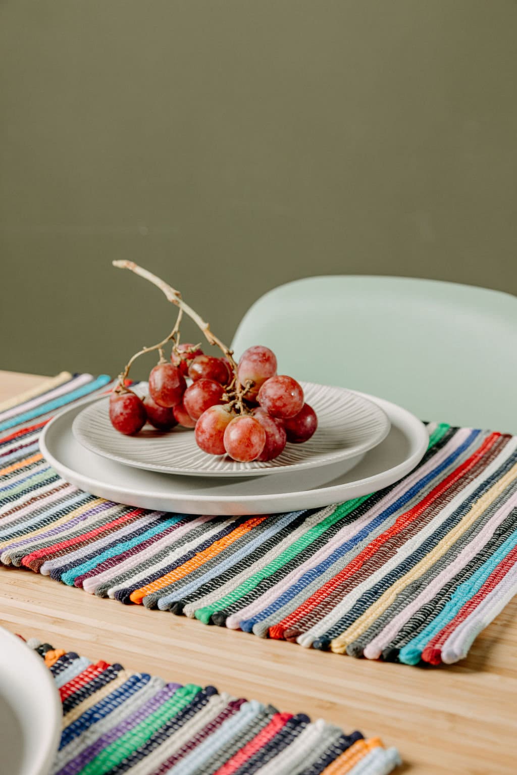 Cotton ribbed placemats