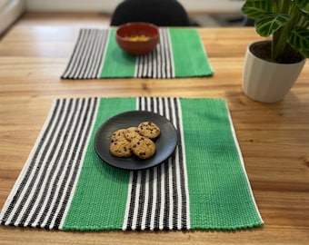 Set of 4 placemats | Handmade woven placemats | Home decor | Kitchen decor | Portuguese handicrafts