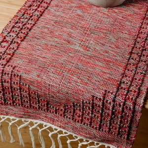 Rainbow table runner | Handmade woven table runner | Home decor | Kitchen decor