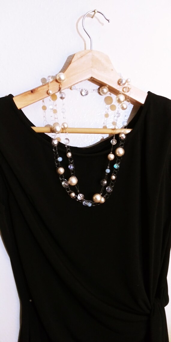 Floating necklace, cookie lee necklace, pearl cry… - image 4