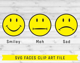 photo Happy Face And Sad Face Combined happy face sad face etsy