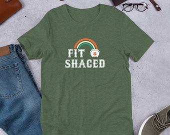 Fit Shaced Shirt | Shamrock Tee | St Patricks Day Shirt | St Paddys T-shirt | Leuke St Pattys Shirt | Klavers en Shenanigans