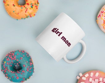 Taza para mamá niña / Taza para mamá / Taza de café para mamá / Primer día de la madre / Regalos para mamá / Taza divertida para mamá / Mejor taza para mamá / Regalo para el día de la madre