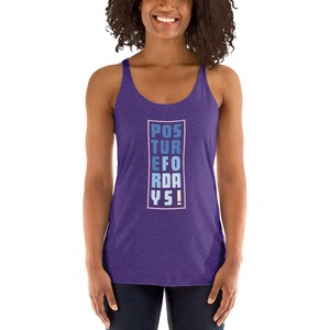 Workout Tank Top, Fitness Tank Top, Workout Shirt, Workout Tank, Workout Tank Tops, fitness apparel, workout clothes, Posture For Days Shirt